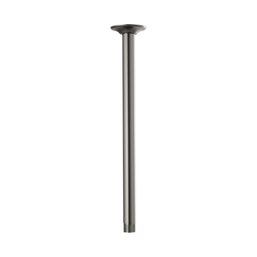 [BRI-RP100470SL] Brizo RP100470SL Essential 14" Ceiling Mount Shower Arm And Round Flange Brilliance Luxe Steel