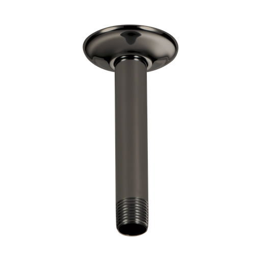 [BRI-RP48985BNX] Brizo RP48985BNX Essential 6" Ceiling Mount Shower Arm And Round Flange Brilliance Black Onyx