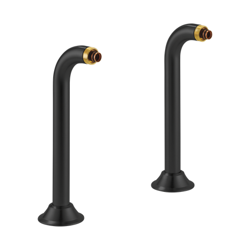 [BRI-RP73765BL] Brizo RP73765BL Deck Mount Tub Filler Risers Matte Black