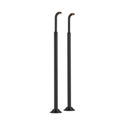 [BRI-RP73766BL] Brizo RP73766BL Floor Mount Tub Filler Risers Matte Black