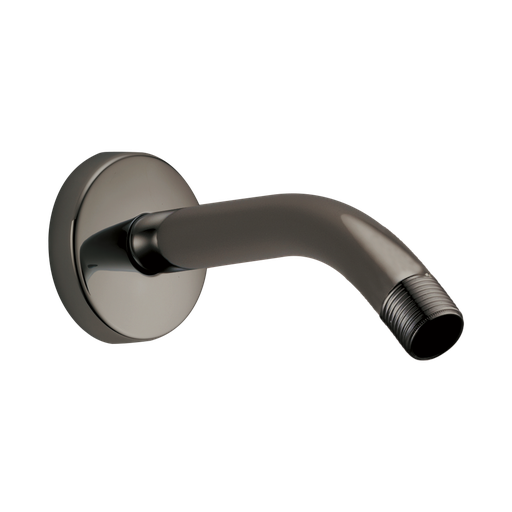 [BRI-RP74751BNX] Brizo RP74751BNX Essential 7" Linear Round Wall Mount Shower Arm And Flange Brilliance Black Onyx