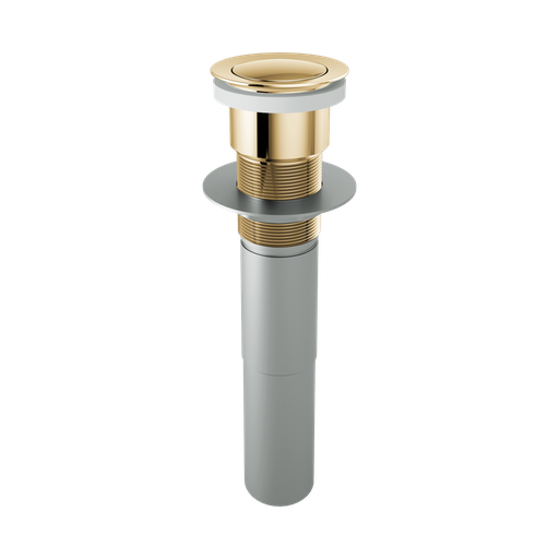 [BRI-RP81627PG] Brizo RP81627PG Push Pop-Up Drain Without Overflow Brilliance Polished Gold