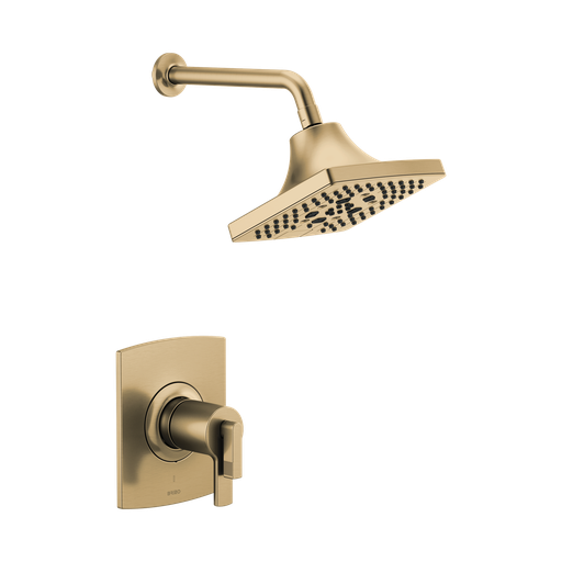 [BRI-T60206-GLLHP] Brizo T60206-GLLHP Kintsu Thermostatic Shower Only Trim Less Handles Brilliance Luxe Gold