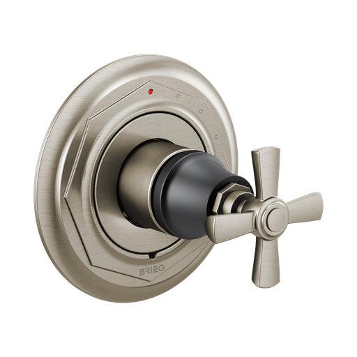 [BRI-T60P061-NKBL] Brizo T60P061-NKBL Rook Pressure Balance Valve Only Trim Matte Black Brilliance Luxe Nickel