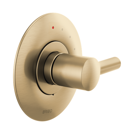 [BRI-T60P075-GLLHP] Brizo T60P075-GLLHP Odin Pressure Balance Valve Trim Less Handle Brilliance Luxe Gold