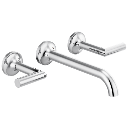 [BRI-T65875LF-PCLHP] Brizo T65875LF-PCLHP Odin Wall Mount Lavatory Less Handles Polished Chrome