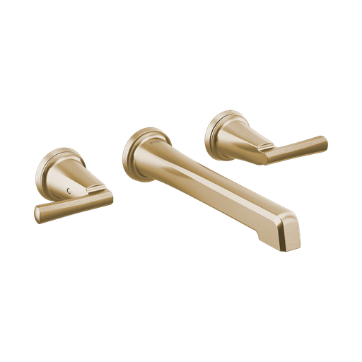 [BRI-T65898LF-GLLHP-ECO] Brizo T65898LF-GLLHP-ECO Levoir Wall Mount Lavatory Faucet Less Handles Brilliance Luxe Gold