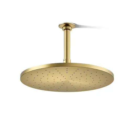 [KOH-13690-2MB] Kohler 13690-2MB Contemporary Round 12" Single Function Rainhead 2.5 GPM Showerhead Vibrant Brushed Modern Brass