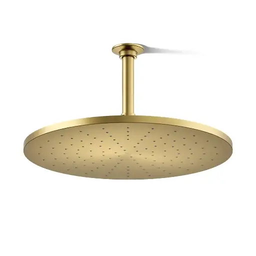 [KOH-13691-2MB] Kohler 13691-2MB Contemporary Round 14” Single Function 2.5 GPM Showerhead Vibrant Brushed Modern Brass