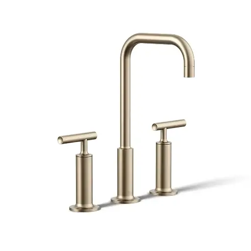 [KOH-14408-4-BV] Kohler 14408-4-BV Purist Widespread Bathroom Sink Faucet Vibrant Brushed Bronze