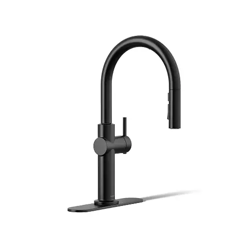 [KOH-22974-WB-BL] Kohler 22974-WB-BL Crue Touchless Pull Down Kitchen Sink Faucet Matte Black