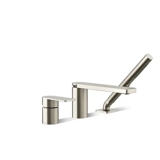 [KOH-23488-4-BN] Kohler 23488-4-BN Parallel Deck-Mount Bath Faucet With Handshower Vibrant Brushed Nickel