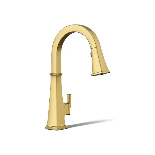 [KOH-23832-WB-2MB] Kohler 23832-WB-2MB Riff Touchless Pull Down Kitchen Sink Faucet Vibrant Brushed Modern Brass
