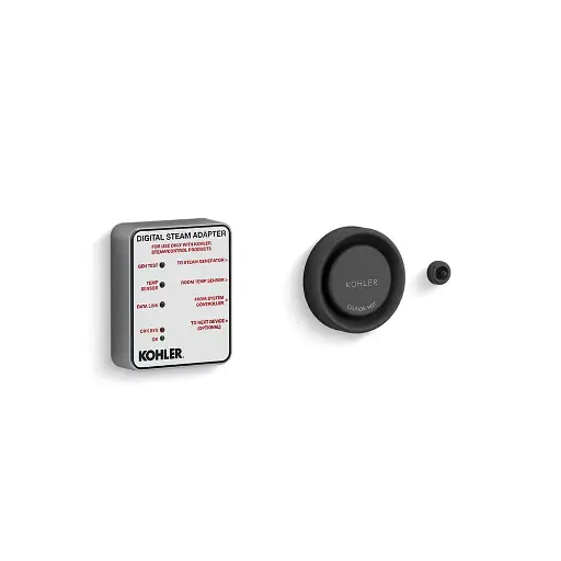 [KOH-5548-K1-BL] Kohler 5548-K1-BL Invigoration Series Digital Steam Adapter Kit Matte Black