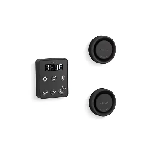 [KOH-5558-BL] Kohler 5558-BL Invigoration Series Tandem Steam Generator Control Kit Matte Black