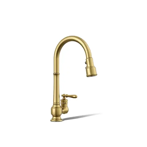 [KOH-99260-2MB] Kohler 99260-2MB Artifacts Pull Down Kitchen Faucet Vibrant Brushed Moderne Brass