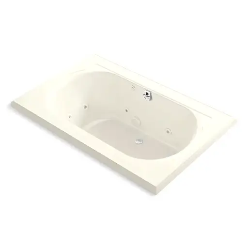 [KOH-1170-JHE-96] Kohler 1170-JHE-96 Memoirs 66" x 42" Drop-in Whirlpool Bath Biscuit