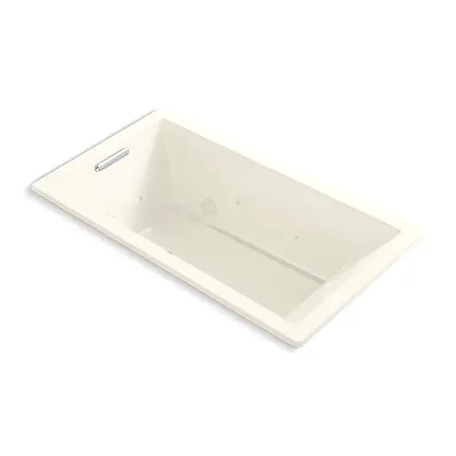 [KOH-1173-JH-96] Kohler 1173-JH-96 Underscore 66" x 36" Drop-in Heated Whirlpool Bath Biscuit