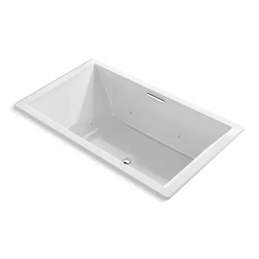 [KOH-1174-JH-95] Kohler 1174-JH-95 Underscore 72" x 42" Drop-in Heated Whirlpool Bath Ice Grey