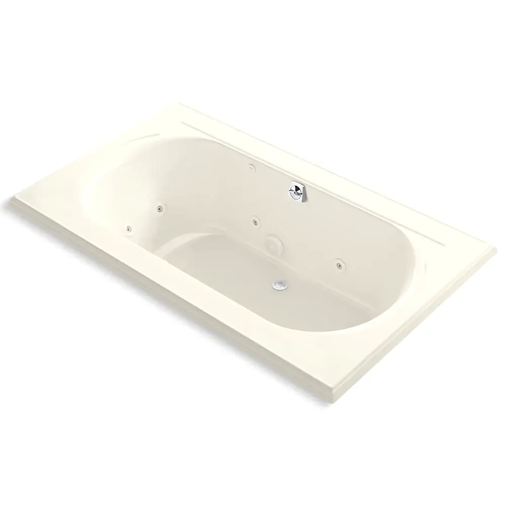 [KOH-1418-JHC-96] Kohler 1418-JHC-96 Memoirs 72" x 42" Drop-in Whirlpool Bath Biscuit