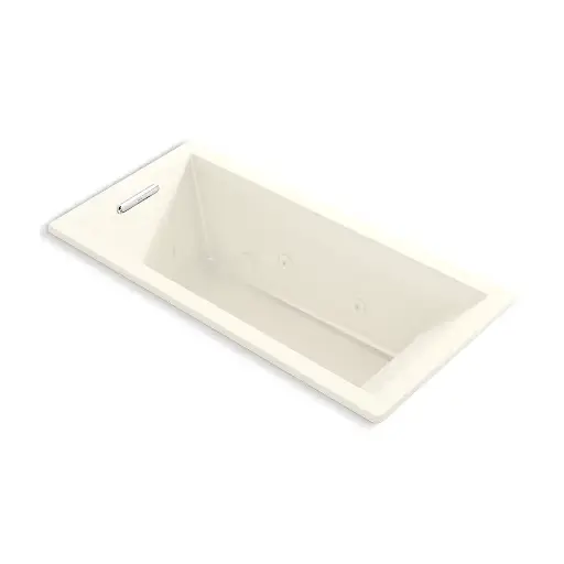 [KOH-1822-JH-96] Kohler 1822-JH-96 Underscore 66" x 32" Drop-in Heated Whirlpool Bath Biscuit