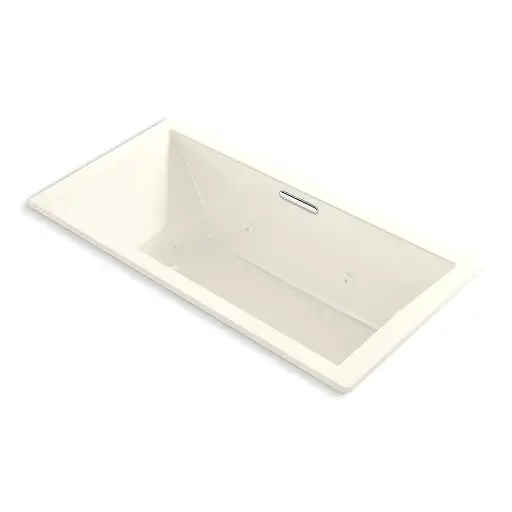 [KOH-1835-JH-96] Kohler 1835-JH-96 Underscore 72" x 36" Drop-in Heated Whirlpool Bath Biscuit