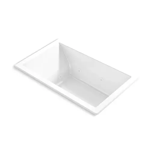[KOH-1849-JH-0] Kohler 1849-JH-0 Underscore 60" x 36" Drop-in Heated Whirlpool Bath White