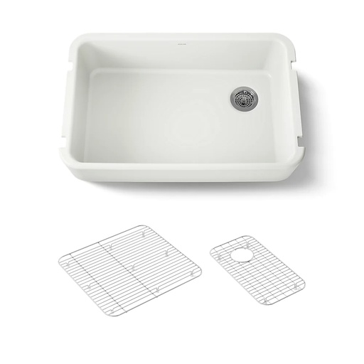 [KOH-24268-NY] Kohler 24268-NY Ironridge 34" Undermount Single Bowl Farmhouse Kitchen Sink Dune