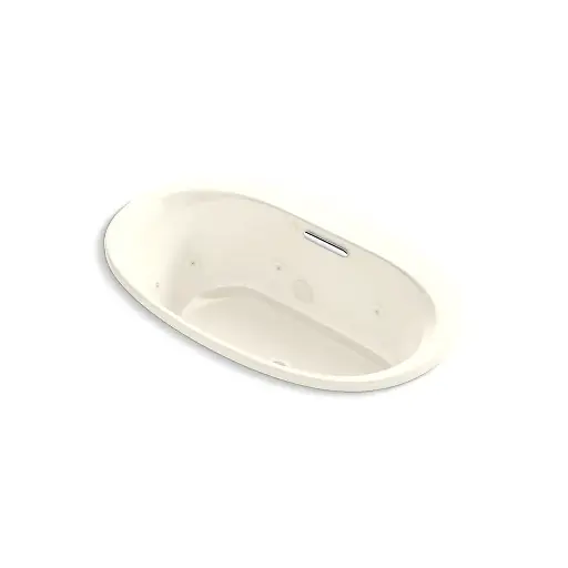 [KOH-5714-JH-96] Kohler 5714-JH-96 Underscore 60" x 36" Drop-in Heated Whirlpool Bath Biscuit