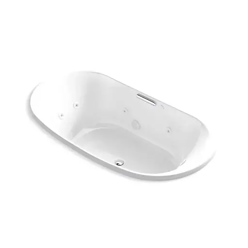[KOH-5718-JH-0] Kohler 5718-JH-0 Underscore 72" x 42" Drop-in Heated Whirlpool Bath White