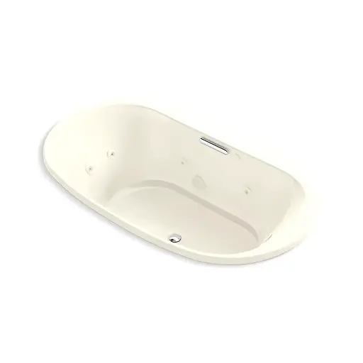 [KOH-5718-JH-96] Kohler 5718-JH-96 Underscore 72" x 42" Drop-in Heated Whirlpool Bath Biscuit