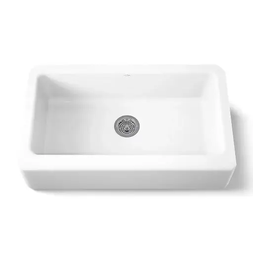 [KOH-6546-0] Kohler 6546-0 Dickinson 33" Undermount Farmhouse Kitchen Sink White