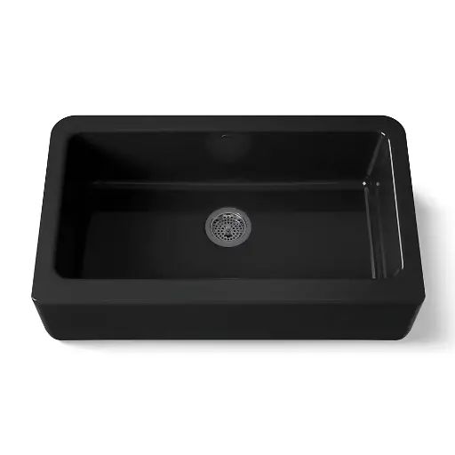 [KOH-6546-7] Kohler 6546-7 Dickinson 33" Undermount Farmhouse Kitchen Sink Black