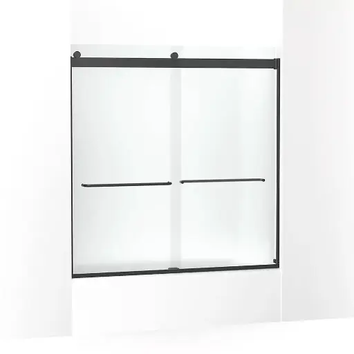 [KOH-706004-D3-BL] Kohler 706004-D3-BL Levity 62" Sliding Bath Door Matte Black