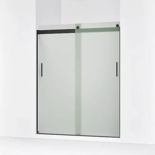 [KOH-706009-D3-BL] Kohler 706009-D3-BL Levity 74" Sliding Shower Door Matte Black