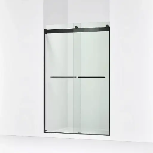 [KOH-706014-L-BL] Kohler 706014-L-BL Levity 74" Sliding Shower Glass Door Matte Black
