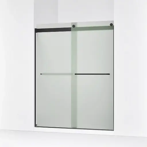 [KOH-706015-D3-BL] Kohler 706015-D3-BL Levity 74" Sliding Shower Glass Door Matte Black