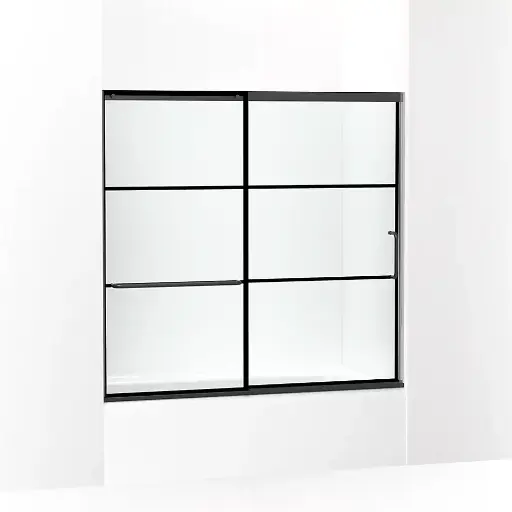 [KOH-707609-6G79-BL] Kohler 707609-6G79-BL Elate 56" Sliding Glass Shower Door Matte Black