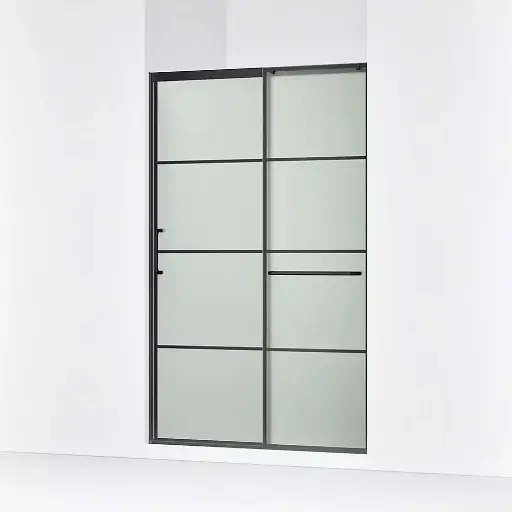 [KOH-707613-8G80-BL] Kohler 707613-8G80-BL Elate 75" Sliding Glass Shower Door Matte Black