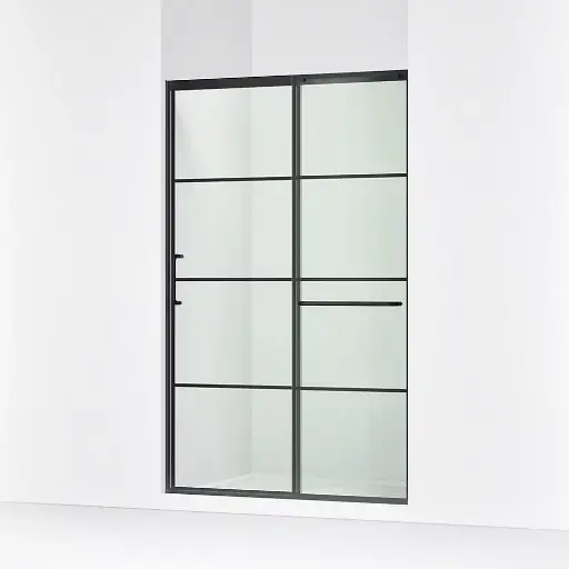 [KOH-707614-8G79-BL] Kohler 707614-8G79-BL Elate 75" Sliding Glass Shower Door Matte Black