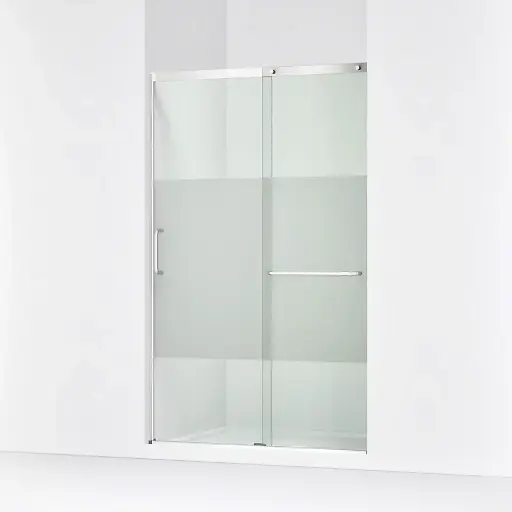 [KOH-707614-8G81-SH] Kohler 707614-8G81-SH Elate 75" Sliding Glass Shower Door Bright Silver