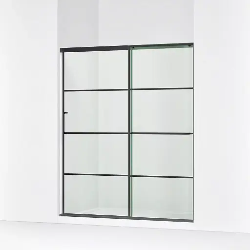 [KOH-707615-8G79-BL] Kohler 707615-8G79-BL Elate 75" Sliding Glass Shower Door Matte Black