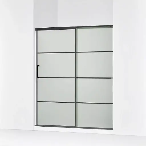 [KOH-707615-8G80-BL] Kohler 707615-8G80-BL Elate 75" Sliding Glass Shower Door Matte Black