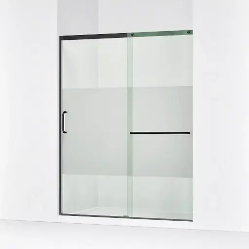 [KOH-707615-8G81-BL] Kohler 707615-8G81-BL Elate 75" Sliding Glass Shower Door Matte Black