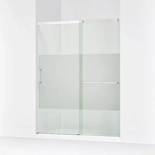 [KOH-707615-8G81-SH] Kohler 707615-8G81-SH Elate 75" Sliding Glass Shower Door Bright Silver