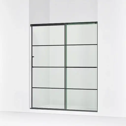 [KOH-707616-8G79-BL] Kohler 707616-8G79-BL Elate 75" Sliding Glass Shower Door Matte Black