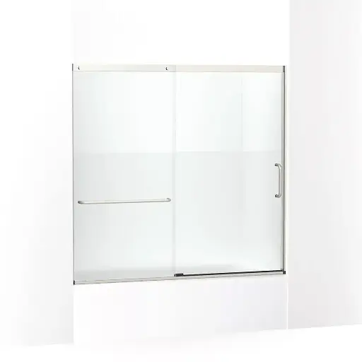 [KOH-707618-8G81-MX] Kohler 707618-8G81-MX Elate 56" Sliding Glass Shower Door Matte Nickel