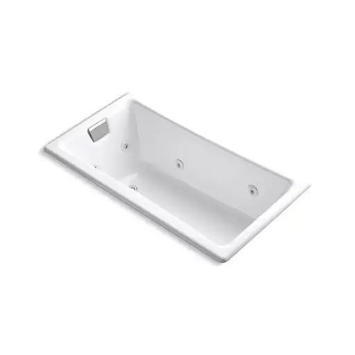 [KOH-852-JHB-0] Kohler 852-JHB-0 Tea-For-Two 60" x 32" Drop-in Whirlpool Bath White
