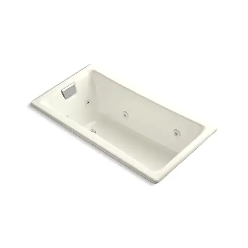 [KOH-852-JHB-NY] Kohler 852-JHB-NY Tea-For-Two 60" x 32" Drop-in Whirlpool Bath Dune