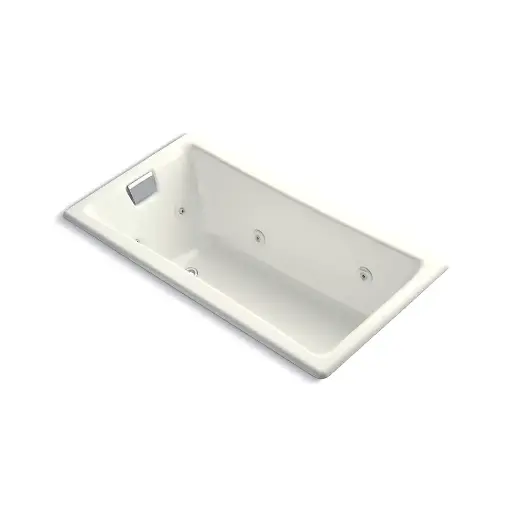 [KOH-852-JHE-NY] Kohler 852-JHE-NY Tea-For-Two 60" x 32" Drop-in Whirlpool Bath Dune
